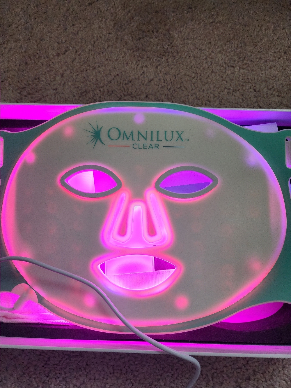Omnilux Clear LED Phototherapy Mask